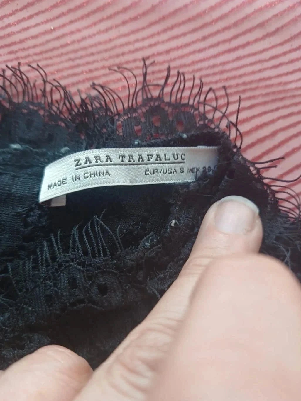 Top de renda Zara tamanho S – photo 4